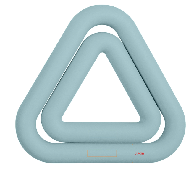 Pilates Yoga Ring Exercises - Triangle Iron Ring Yoga Weight-Bearing Aids