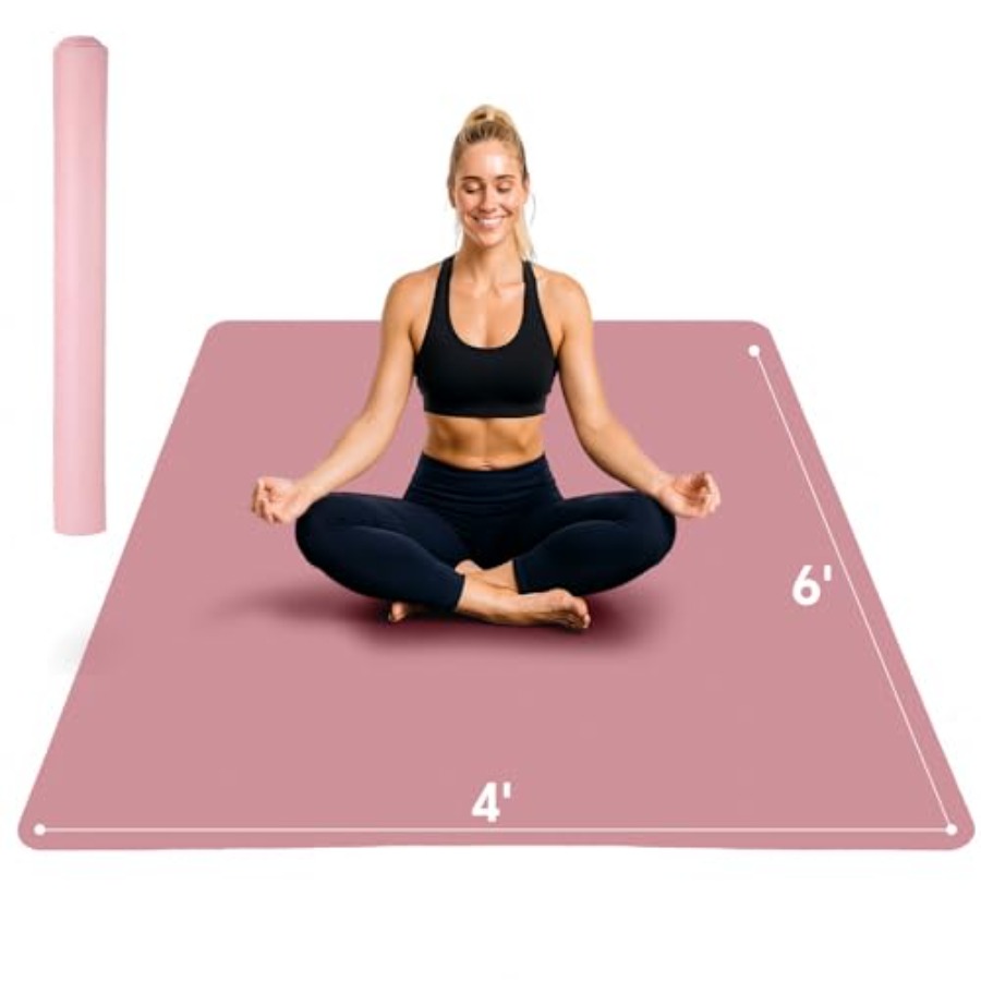 Extra Large Yoga Mat for Home  - Pilates Yoga Mat Thickness 评论和价格