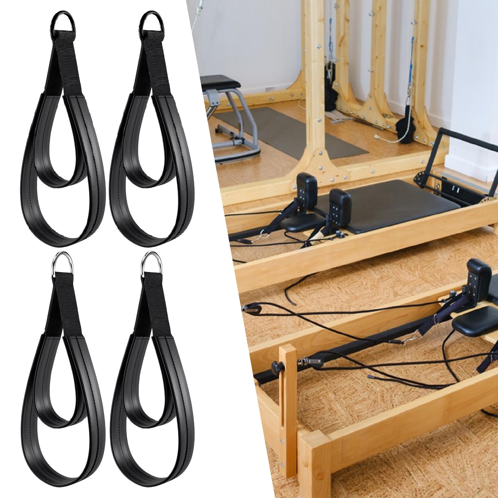 2x D Rings Strap Handle Multif - Pilates Yoga Ring Exercises 评论和价格