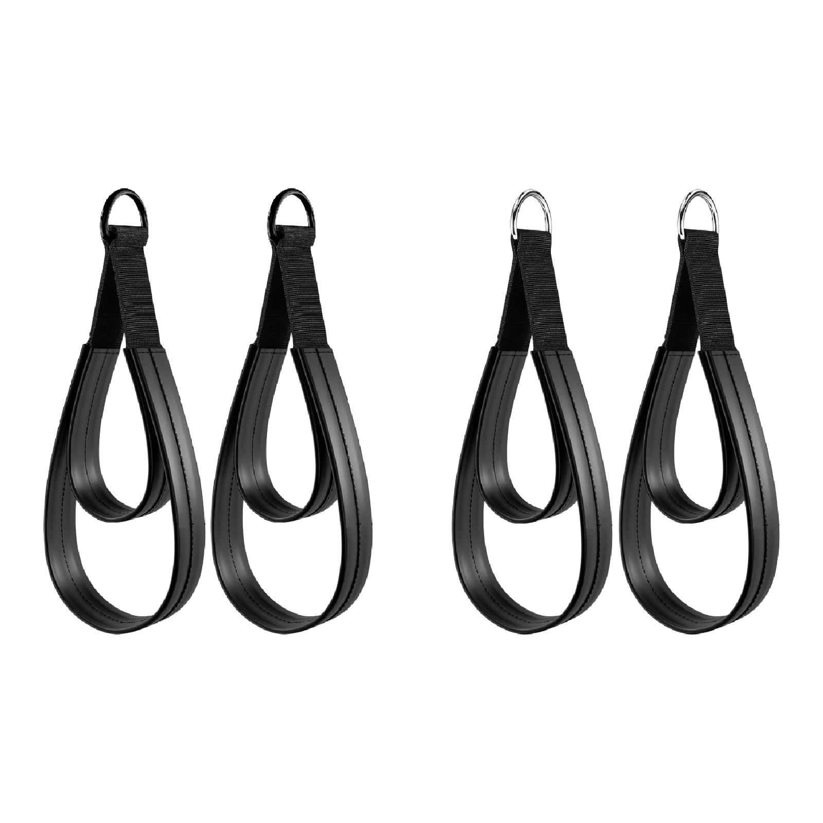 2x D Rings Strap Handle Multif - Pilates Yoga Ring Exercises 评论和价格