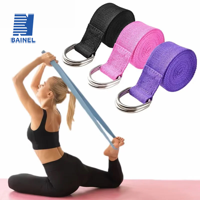 183*3.8cm Yoga Strap Cotton Ex - Pilates Yoga Ring Exercises 评论和价格
