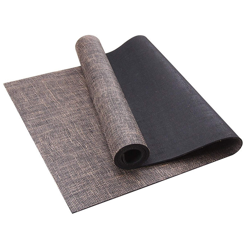 Natural Rubber Jute Yoga Mat,E - Pilates Yoga Machine 评论和价格