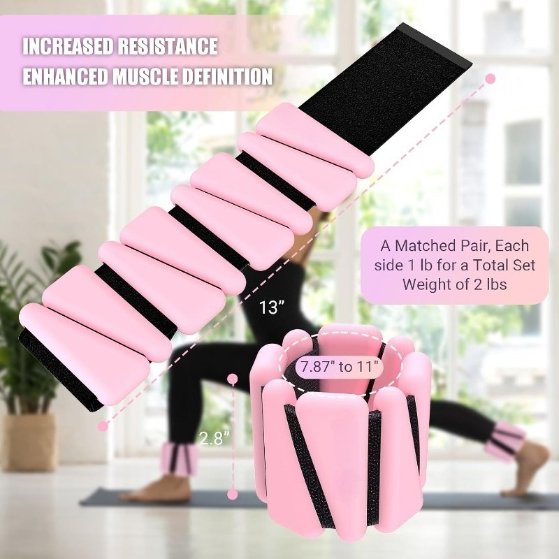 Wrist Ankle Weight for Women,  - Pilates Yoga Ring Exercises 评论和价格