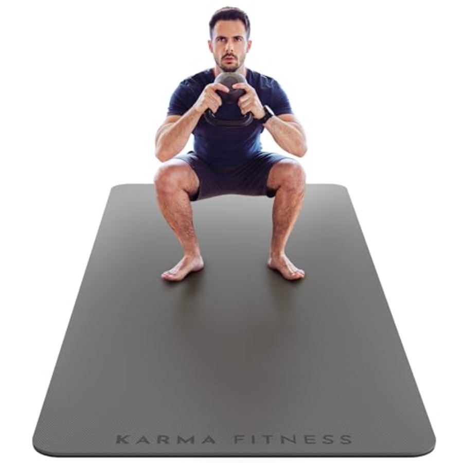 Large Exercise Mat Extra Thick - Pilates Yoga Mat Thickness 评论和价格