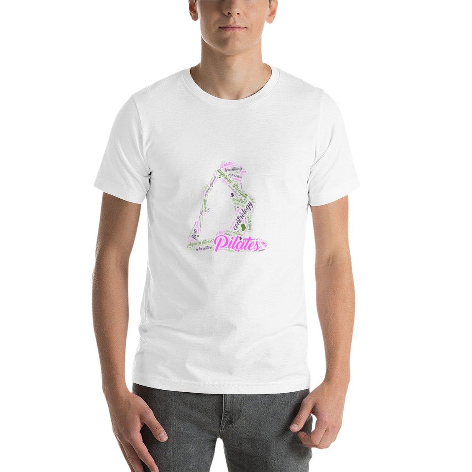 Womens Fun Word Cloud and Cute - Pilates Yoga Classes 评论和价格