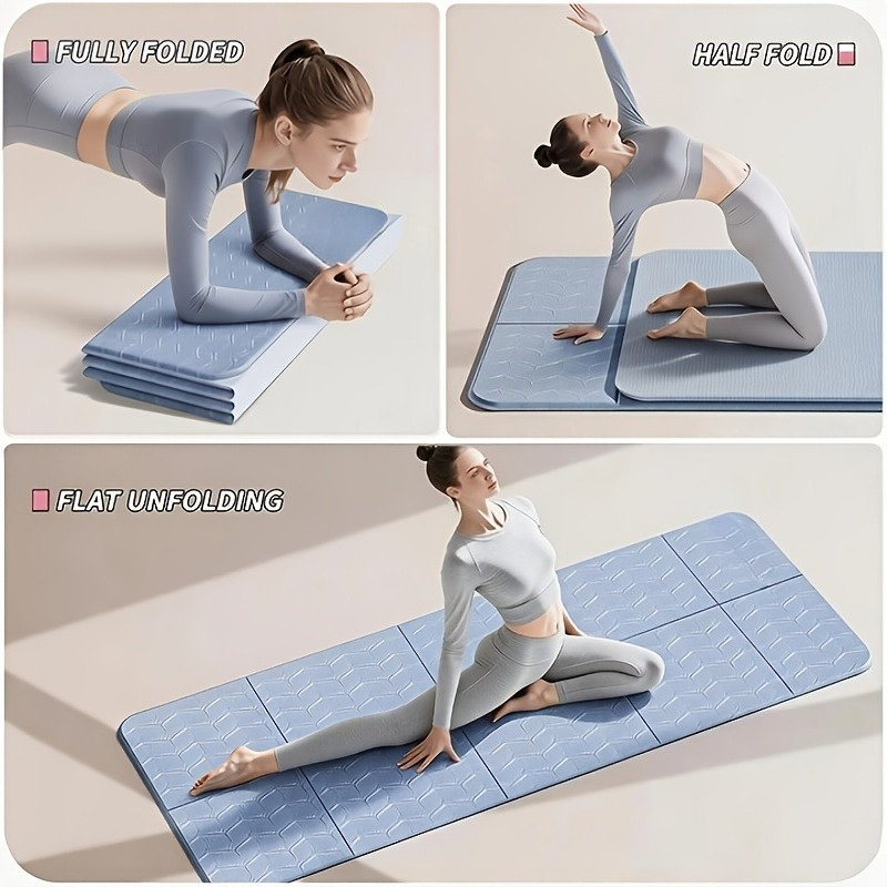 Non-Slip Extra Thick Foldable  - Pilates Yoga Mat Thickness 评论和价格