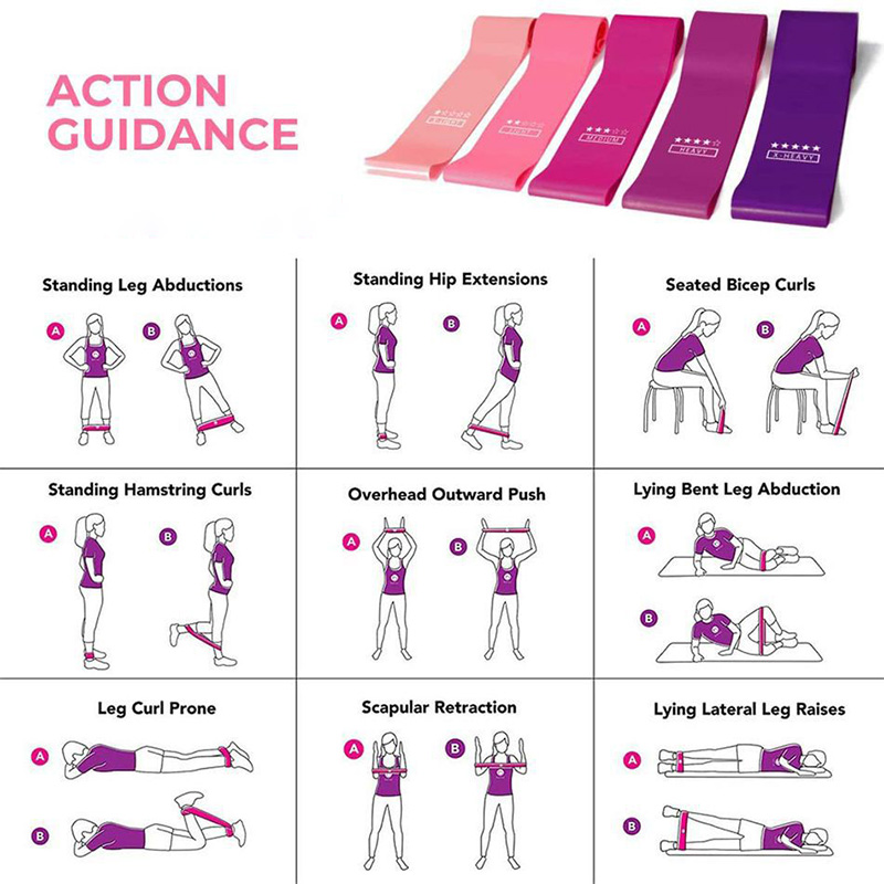 Sport Yoga Resistance Loop Ban - Pilates Yoga Ring Exercises 评论和价格