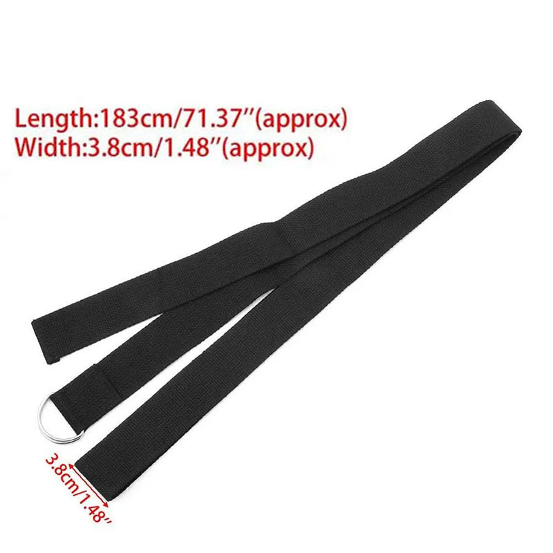 183*3.8cm Yoga Strap Cotton Ex - Pilates Yoga Ring Exercises 评论和价格
