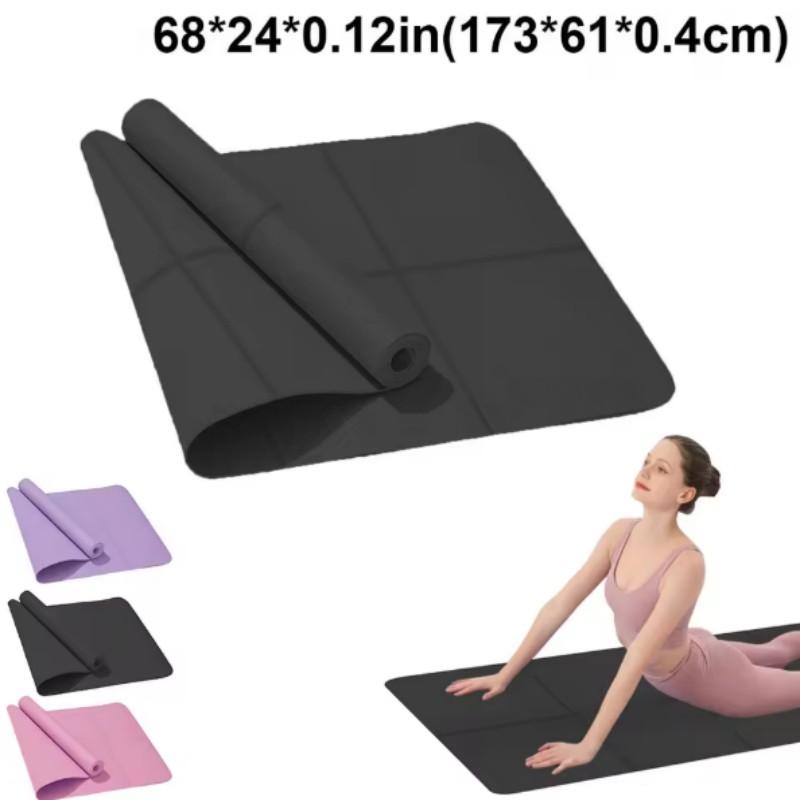 Yoga Mat Anti-skid Sports Fitn - Pilates Yoga Mat Thickness 评论和价格