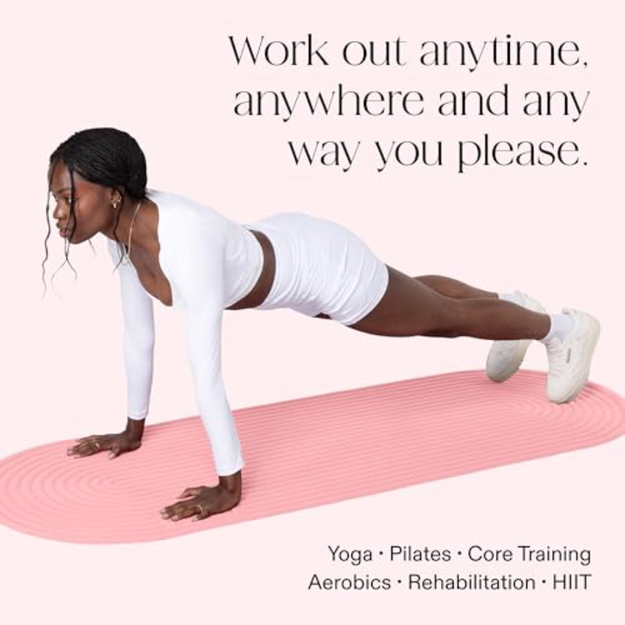 Home gym yoga mat: plush 10mm  - Pilates Yoga Mat Thickness 评论和价格