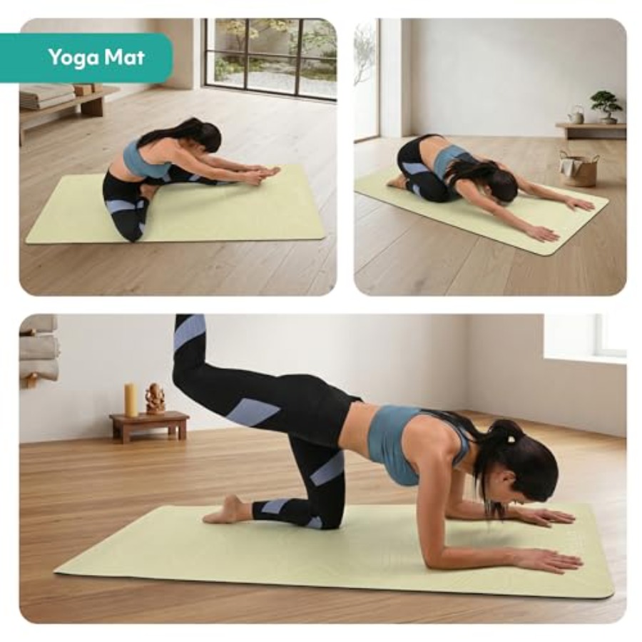 Yoga Mat for Pilates Fitness T - Pilates Yoga Mat Thickness 评论和价格