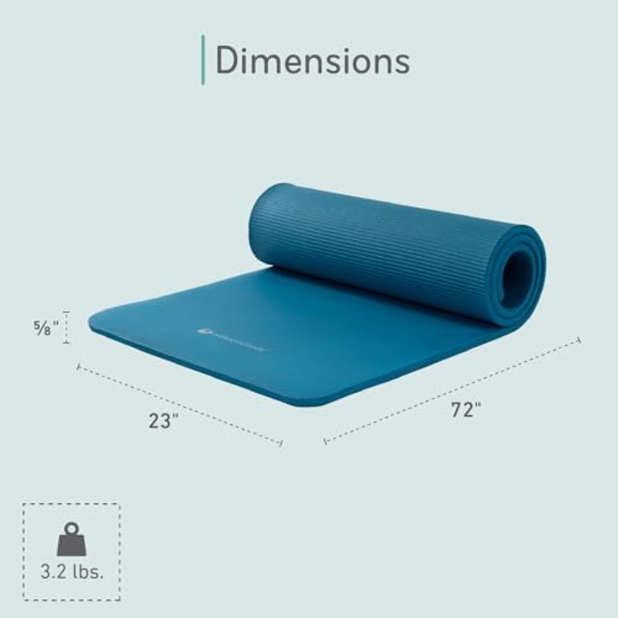 Pilates and yoga mat for studi - Pilates Yoga Mat Thickness 评论和价格