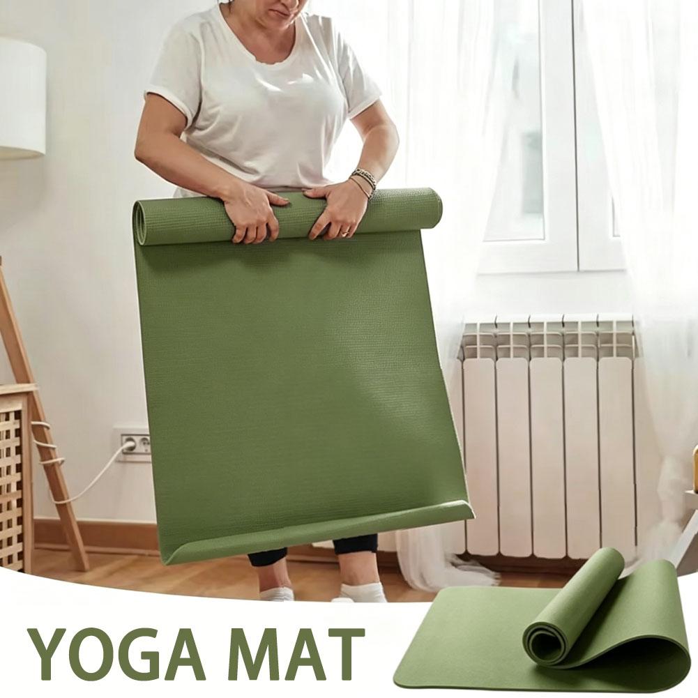 1/2Pcs Thick Yoga Mat Anti-ski - Pilates Yoga Mat Thickness 评论和价格