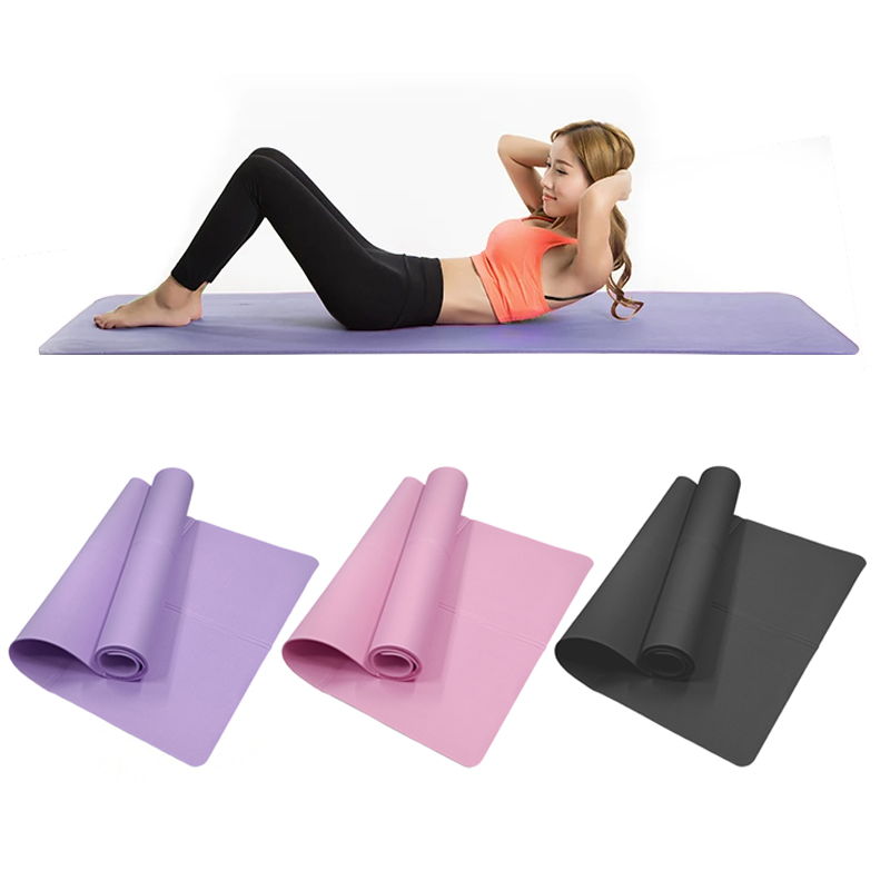 4MM Thick EVA Yoga Mats Anti-s - Pilates Yoga Mat Thickness 评论和价格