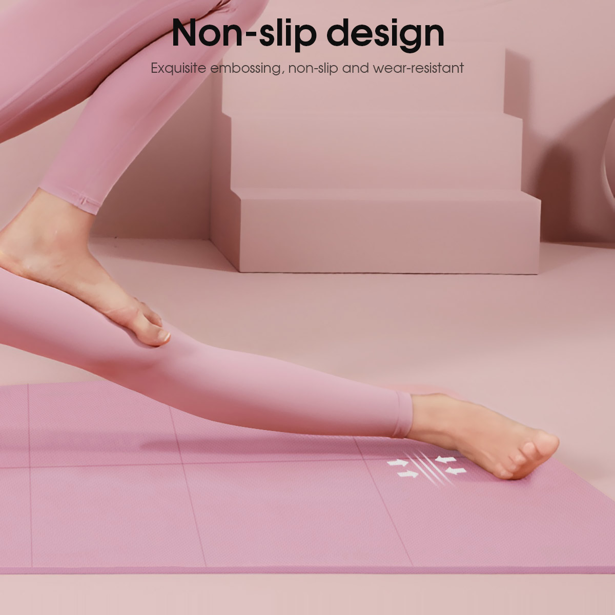 4MM Thick EVA Yoga Mats Anti-s - Pilates Yoga Mat Thickness 评论和价格