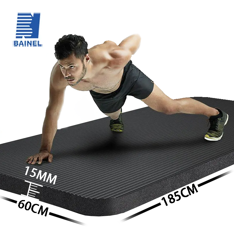 Non-slip Extra Thick 15mm Yoga - Pilates Yoga Mat Thickness 评论和价格